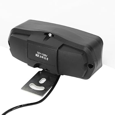Ebike Headlight 12V-100V 1200lm Universal Bar Light for Ebike, Electric Bike Headlight Wide Voltage for Motorcycle, Electric Bike, Tricycle, 4.5 x 1.7 x 1.8in