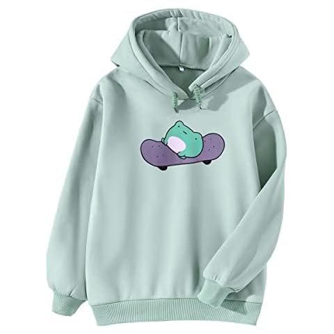 CM C&M WODRO Women's skate frog hoodie, Green (green-1), L Cover