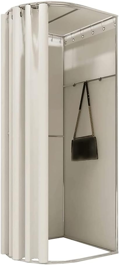 Fashion Changing Rooms Movable Clothing Store Fitting Room Temporary Locker Room Portable Dressing Room for Indoor and Outdoor Changing Room Bedroom Furniture