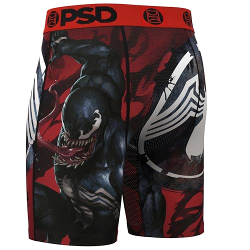 PSD Men's Marvel Print Boxer Briefs - 7 Inch Inseam Breathable and Supportive Men's Underwear with Moisture-Wicking Fabric3