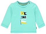 Manga larga Noppies B tee Slim LS Redford Camiseta de Manga Larga, Azul Turquesa, 50 cm para Bebés