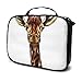 Produktbild Lawenp Giraffe Head Realistic Full Colour Sketch Reise Make-up Zug Fall Make-up Kosmetik Fall Organizer Tragbare Künstler Aufbewahrungstasche für Kosmetik Make-up Pinsel Toilettenartikel Schmuck Digi