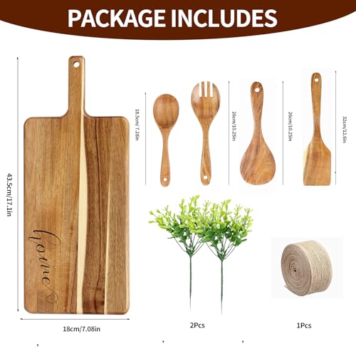Juego de Tablas de Cortar para Regalos de Inauguración de Hogar – Set de 5 Piezas, Ideal para Parejas, Regalos para Compradores de Vivienda, Tabla para Quesos y Charcutería miniatura 2