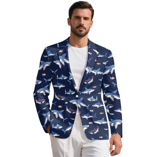 AFPANQZ Mens Suit Jacket Slim Fit Mens Lightweight Jackets Fall One Button Casual Blazer Sports Coat with Lining Lined