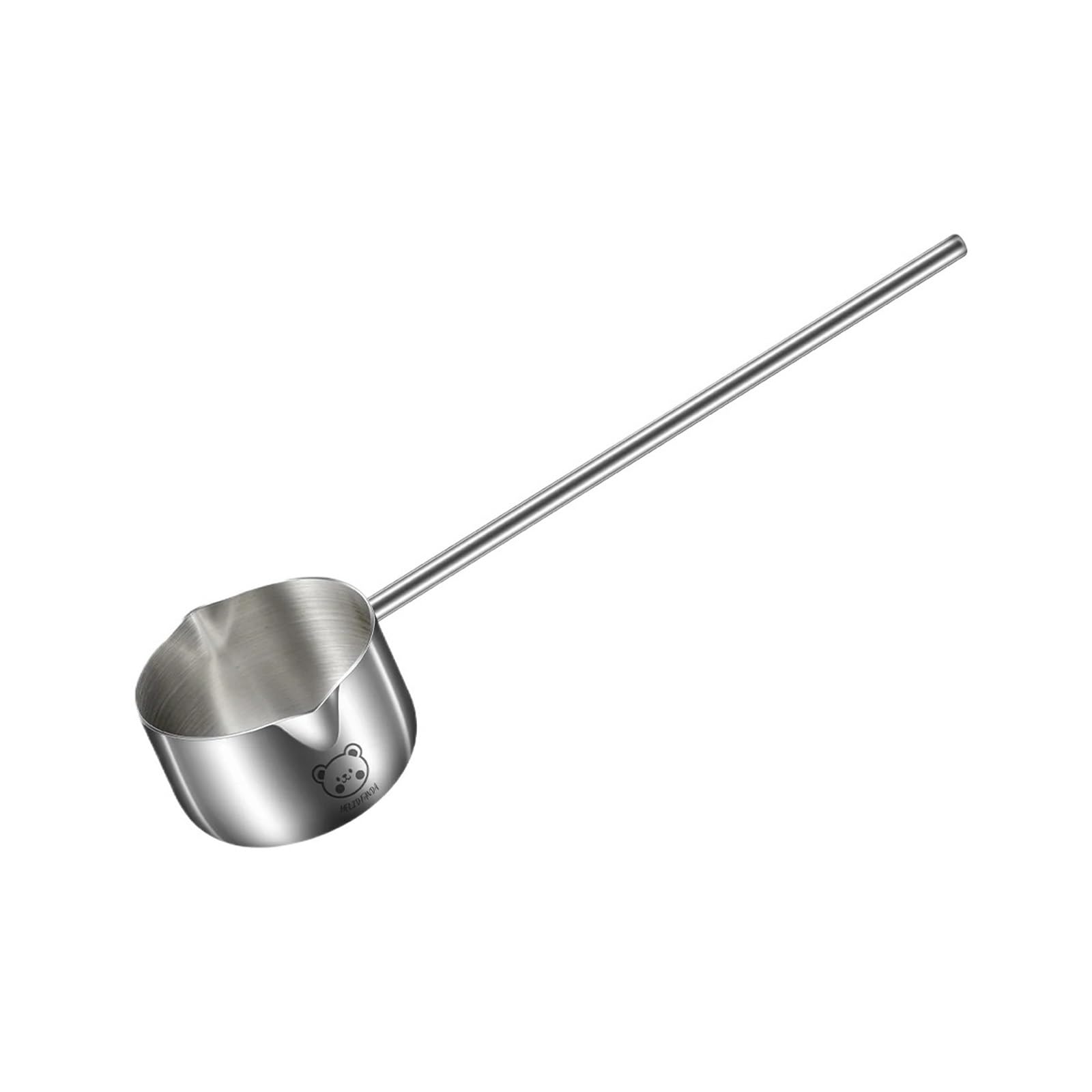 Cucchiaio Cucina Olio for condimenti multifunzionale in acciaio inossidabile con cucchiaio for salsa a manico lungo for la cottura in cucina(B Style L)