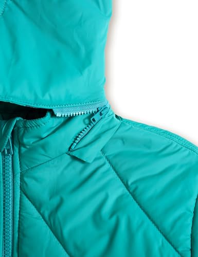 Image of Amazon Brand - Symbol Girls Girls Quilted Standard Length Winter Jacket with Detachable Hood