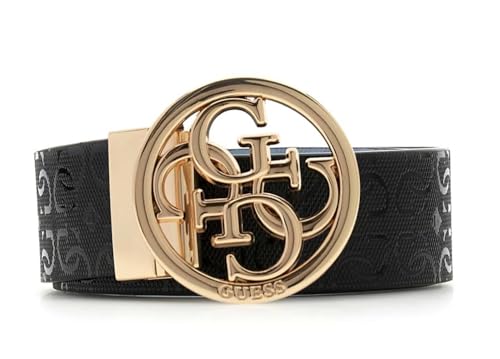 Ceinture réversible GUESS Stacey H35 une finition soignée bicolore bleu aqua et noir intemporel