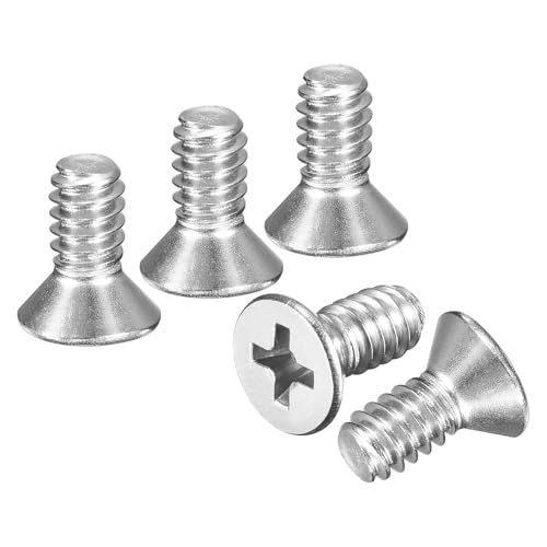 DTGN #10-24x7/16 vis tête plate Phillips acier inoxydable 304, 30 pcs