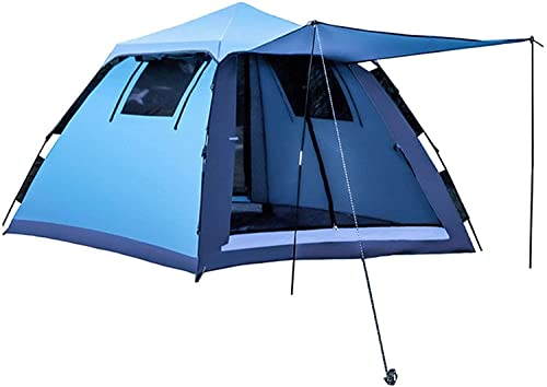 Tente pop-up double couche imperméable 3-4 personnes pour randonnée et bivouac léger