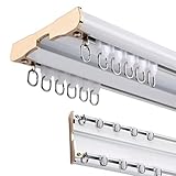 Fonction pratique : le design à double rail de cette tringle à rideau lisse permet l'utilisation simultanée des écrans de fenêtre et des rideaux, offrant à la fois des avantages d'ombrage et de transmission de la lumière. En outre, la structure intégrée du rail de rideau assure une installation facile, ce qui en fait un choix idéal pour améliorer votre décoration d'intérieur tout en conservant la fonctionnalité.