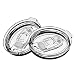 2 Pack Spill Proof and Splash Resistant Lid for Yeti Rtic Ozark Trails Tumbler Rambler Cups 20 oz
