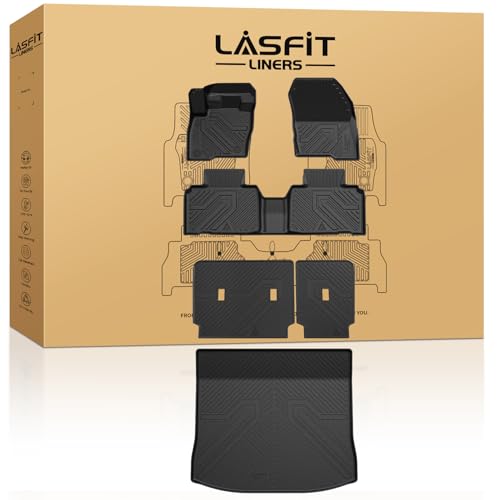 Image of LASFIT Floor Mats for Ford Edge 2015-2024 2Row&Cargo&Seatback