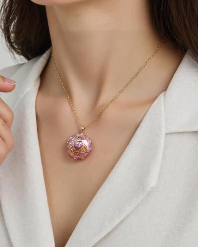 Day Day Up Orgone Pendant Heart Energy Necklace - Healing Crystal Necklaces For Women With Reiki Quartz Gemstones - Fashion Jewelry4