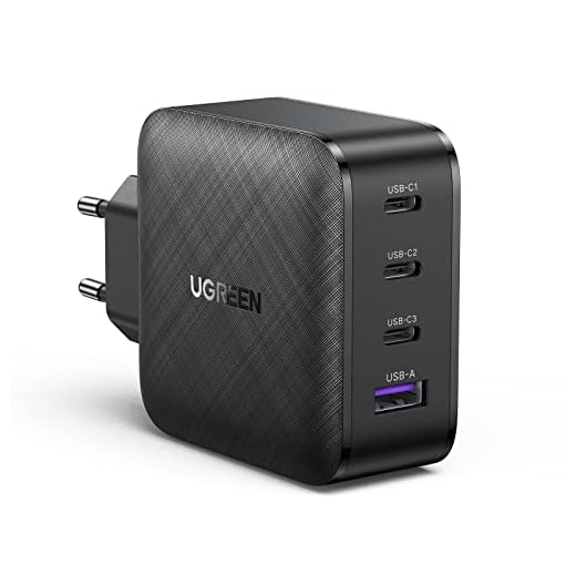 UGREEN Carregador USB C de 65 W, carregador GAN PD 3.0 compatível com 20 W, carregador rápido tipo C suporta QC 4.0 compatível com iPhone 14 13 12 Mini Pro Max, iPad Pro, Macbook,