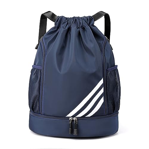 image for Bilivry Drawstring Backpack, Waterproof Gym Bag for Men Women Sports B