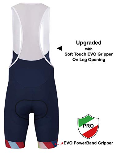 CEROTIPOLAR Men LongInseam Cycling Bibs Padded, Bike Bibs Shorts UPF50+,Team Custom Available - Thumbnail 4