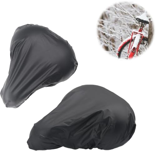 Housse Selle Velo, 2 Pièces Couvre Selle Velo, Housse de Selle de Vélo, Protege Selle Velo,...