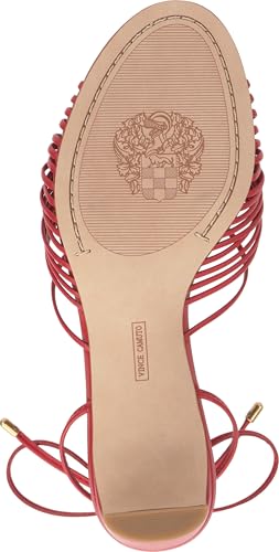 Image of Vince Camuto Lory Ankle Wrap Kitten Heel Sandals | Party Sandals