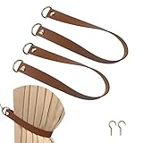 Leather Curtain Tiebacks, PU Leather Curtain Rod Holder Window Treatment Holdbacks Vintage Unique St
