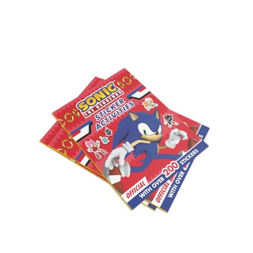Image of Sonic The Hedgehog Sticker Activities Book: Sticker-Filled Puzzles and Activities Perfect For All Sonic Fans. It Includes 6 Pages of Stickers.