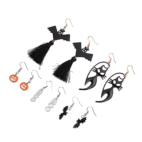 Pendientes de Halloween mujer joyería fiesta disfraces GALPADA 40 piezas