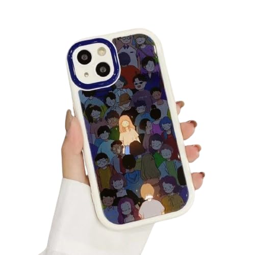 Image of PEEPERLY Back Cover Case for iPhone 13 Pro Max Soft TPU, Shockproof Protective Key to Love Couple Phone Case for Girls & Women(White)