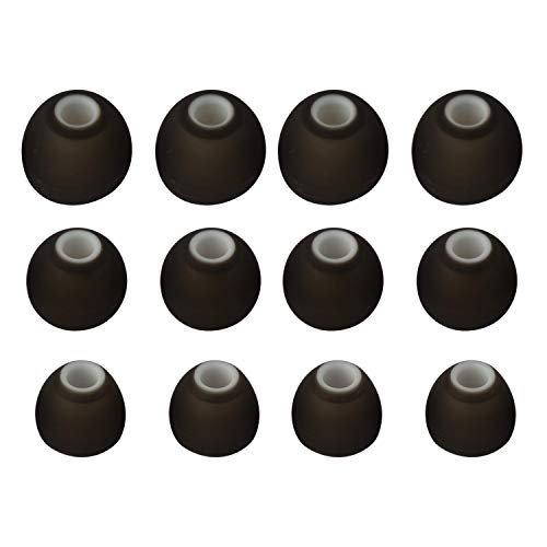 Xcessor 7 works (14 Pieces) of Silicone Replacement In Ear Earphone Earbuds. Replacement Ear Tips for Popular In-Ear Headphones. (S/M/L
