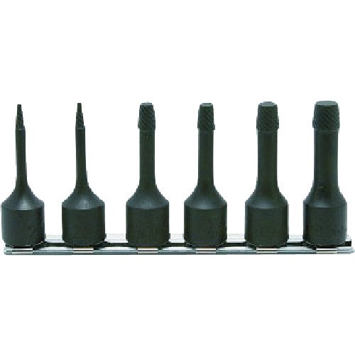 コーケン 3/8SQ. ボルトツイスターレールセット 全長32mm 6ヶ組 RS3129/6-L32