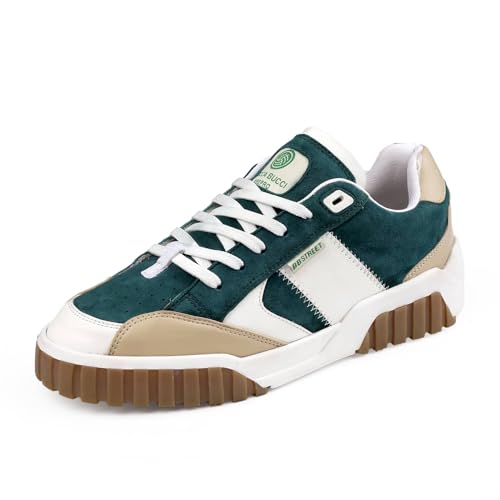 Bacca Bucci Urban Style Metro Sneakers Metro Forest Green UK 8