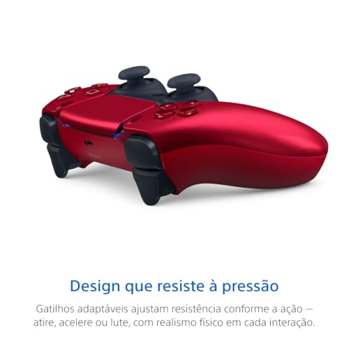 Controle sem fio DualSense™ – Volcanic Red - Imagem 5