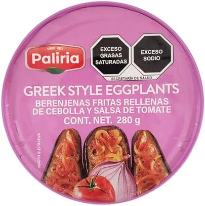 Palirria "Ready to Eat" Greek Style Eggplants in Onion and Tomato Sauce