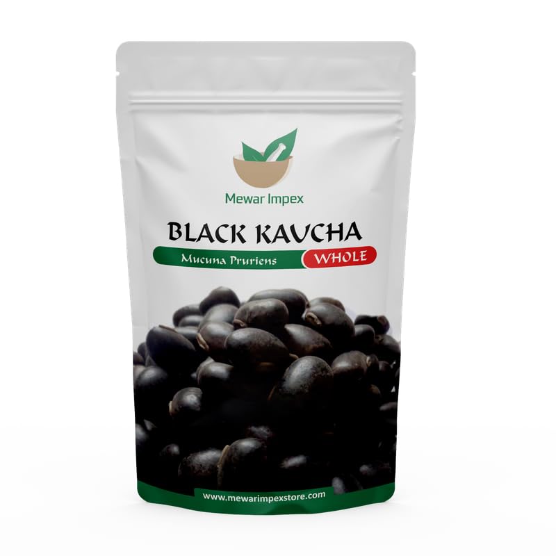 Mewar Impex Black Kaunch Beej, 250 gm Konch Seed, Kala Koch Ke Beej, Alkushi, Kauch, Mucuna Pruriens, Velvet Beans, Kapikachhu, Cowitch, Cowhage (Black Kaucha Whole-250)-picture-12