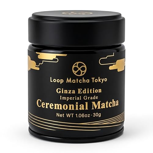 Loop Matcha Tokyo Ginza Edition - Pure Japanese Ceremonial Matcha Powder 30g - Stone Ground...