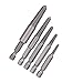 SCREW EXTRACTOR HEX SHANK FINE TEETH 5PCS HIGH HARDNESS STEEL BOLTS REMOVAL TOOL KIT FOR BROKEN STRIPPED RUSTY SCREWS IN AUTOMOTIVE INDUSTRIAL APPLICATIONS