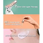 Red-Light-Therapy-for-Face and Neck, Red Light Therapy Wand, 7 Color Led Face Neck Massager for Skin Care, White - Image 2