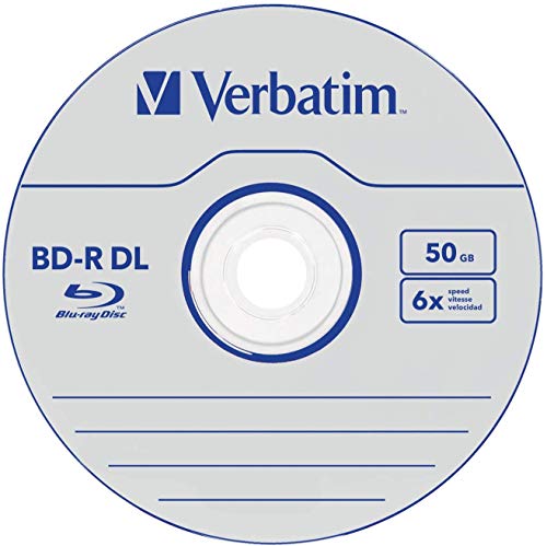 Image of Verbatim Blu-Ray BD-R DL 50GB 5Pk 6X (43748)