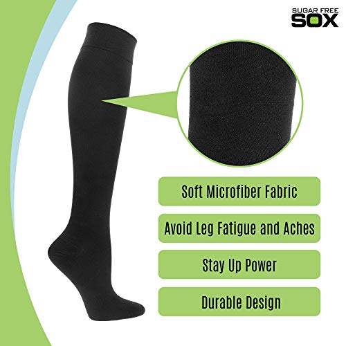 Compression Socks - Womens Black/Navy/Brown/Pearl Assorted Pack - 15-20 mmHg - Thumbnail 3