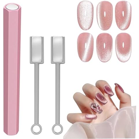 3Pcs Cat Eye Nail Magnet Tool Set Cover