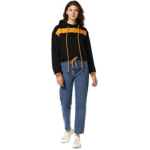 Image of PINACOLADA Women Red Crop Casual Sweatshirt