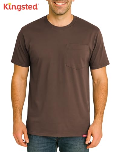 Image of Kingsted Pocket T-Shirts for Men - Super Soft & Comfy 100% Cotton Shirts
