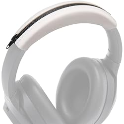 WC BandZ XM3 / XM4 - Silicone Headband Cover for Sony WH1000XM3 & WH1000XM4 Headphones by Wicked Cushions | Enhanced Comfort, Style, & Sweat Protection | Exclusively for Sony XM3 / XM4 | Beige