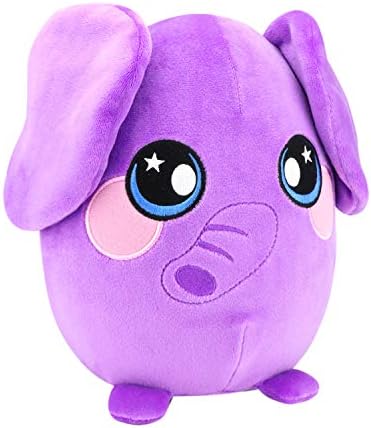 Squeezamals, 8" Plush, Elephant - Super-Squishy Foam Stuffed Animal! Squishy, Squeezable, Cute, Soft, Adorable!
