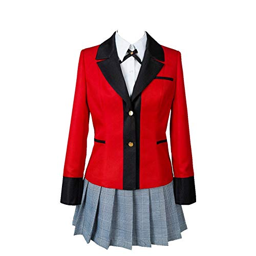 Cosplay Life Yumeko Jabami School Outfit Uniform - Compulsive Gambler Cosplay Costume – Unisex Anime Halloween Dress
