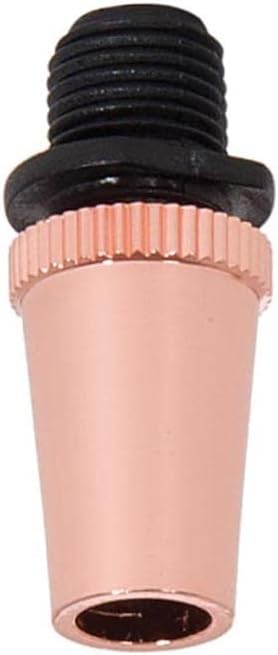 B&P Lamp® Brass Bodied Cord Grip Bushing for Twisted Pair and SVT-2 Cord, Polished Copper