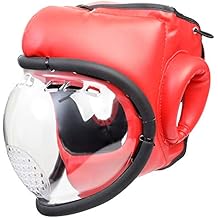 Playwell Kudo Full Face Weapons Full Contact Head Guard Red - SR
