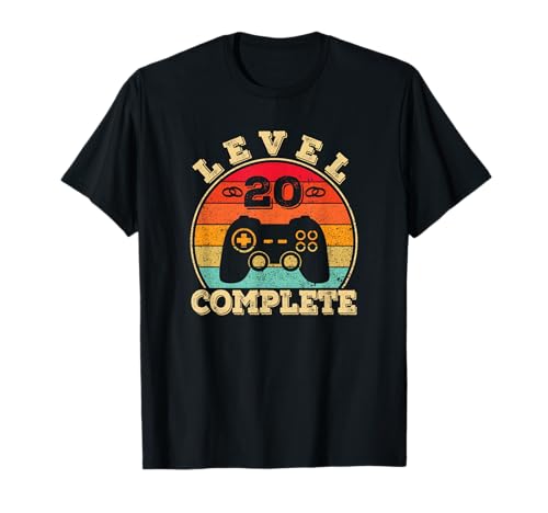 20 anos casados 20 aniversário de casamento homem casal t-shirt, Preto, Pequeno