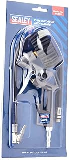 Sealey SA302 Tyre Inflator with Gauge, 311mm x 132mm x 86mm