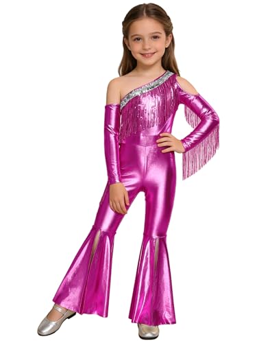 Disfraz completo para niñas de 8 años color Hot Pink