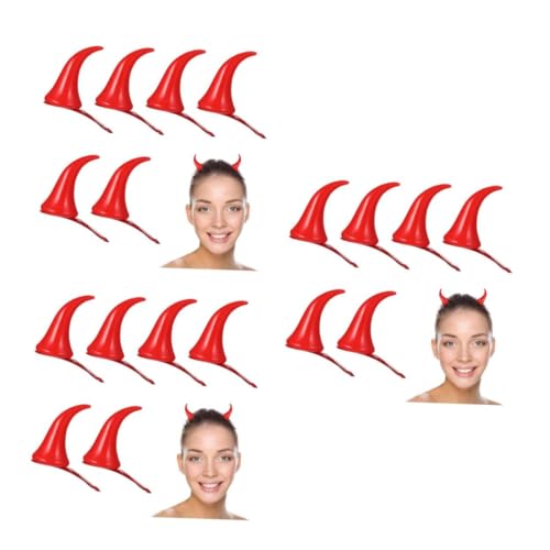 Barrettes Corne de Bœuf Healvian : l'accessoire rouge idéal pour sublimer vos fêtes d'Halloween