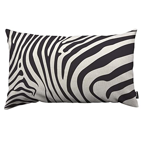 TKS MITLAN Zebra Decorative Pillow Covers Black and White Stripes Pillows Decorative Throw Pillows Farmhouse Decor for Home Cushion Case